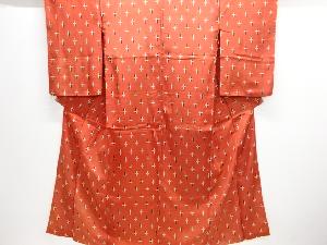 アンティーク　十字絣柄着物